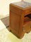 Art Deco Bedside Table in Walnut with Gray Marble 14
