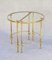 Mid-Century Neoclassical Brass and Glass Nightstands from Maison Baguès, 1950, Set of 2 6