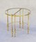 Mid-Century Neoclassical Brass and Glass Nightstands from Maison Baguès, 1950, Set of 2, Image 6