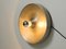 Large Space Age Pop Art Round Aluminum Ceiling or Wall Lamp, 1960s 4