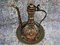 Handmade Inlaid Copper Pitcher with Plate, Image 5