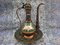 Handmade Inlaid Copper Pitcher with Plate, Image 1