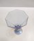 Cáliz Tipetto octogonal de cristal de Murano azul claro, Italia, década de 2000, Imagen 6
