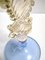 Cáliz Tipetto octogonal de cristal de Murano azul claro, Italia, década de 2000, Imagen 9