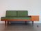 Scandinavian Daybed Sofa in Teak & Green Fabric by Ingmar Relling for Ekornes, 1960s 2