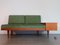Skandinavisches Tagesbett Sofa aus Teak & Grünem Stoff von Ingmar Relling für Ekornes, 1960er 2