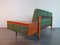 Skandinavisches Tagesbett Sofa aus Teak & Grünem Stoff von Ingmar Relling für Ekornes, 1960er 5