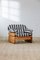 Armchair with Striped Wool, 1970s, Image 1