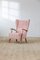 Wingback Chair with Stripes 1