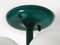 Space Age Green Metal Ceiling Lamp with 3 Glass Balls from Kaiser Leuchten, 1960s 9