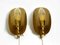 Mid-Century Modern Bag Brass Wall Lamps, 1950s, Set of 2, Image 5