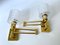 Glass and Brass Sconces from Orrefors, Set of 2 18