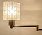 Glass and Brass Sconces from Orrefors, Set of 2 15
