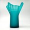 Italian Turquoise Handkerchief Vase, Image 2