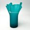 Italian Turquoise Handkerchief Vase 3
