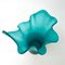 Italian Turquoise Handkerchief Vase 6