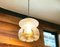Small Mid-Century Yellow Glass Ceiling Lamp in Style of Mazzega, 1950s 2