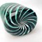 Turquoise Swirl Murano Glass Vase, Image 4