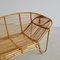 French Rattan and Bomboo Chaise Longue, 1970s 5
