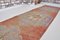 Antique Style Natural Wool Runner Rug, 1960s 10