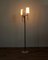 Vintage Italian Floor Lamp in Metal and Glass, 1950s 3