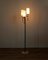 Vintage Italian Floor Lamp in Metal and Glass, 1950s 4