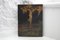 Icona ecclesiastica dell'inizio del XIX secolo con Cristo in croce in olio su tavola, Immagine 1