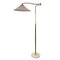 Italian Brass Swing Arm Floor Lamp with Marble Base, 1950s, Image 1