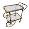 Small French Bar Cart with Lift Off Tray, 1960s 3