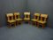 Oak Dining Chairs, 1980s Set of 5, Image 1
