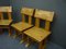 Oak Dining Chairs, 1980s Set of 5 6