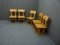 Oak Dining Chairs, 1980s Set of 5 3