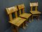 Oak Dining Chairs, 1980s Set of 5 5