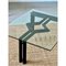 Postmodern Coffee Table in Metal with Glass Top, 1980s, Image 13
