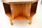 Art Deco Burr Walnut Revolving Occasional Coffee or Side Table, 1920 9