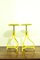 Italian Yellow Lacquered Metal Stools, 1970s, Set of 2, Image 8