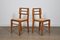 Dining Chairs in Oak and Straw by Pierre Cruège, France, 1950s, Set of 8, Image 4