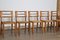 Dining Chairs in Oak and Straw by Pierre Cruège, France, 1950s, Set of 8 10