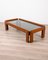 Vintage Table in Glass and Wood Design by Tobia & Afra Scarpa, 1970s, Image 4