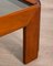 Vintage Tisch aus Glas & Holz Design von Tobia & Afra Scarpa, 1970er 6