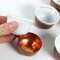 Copper & Porcelain Espresso Cups, Former Czechoslovakia, 1960s, Set of 7, Image 2