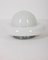 Vintage Italian Wall Lamp in White Glass, 1970s, Image 4