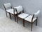 Mid-Century Teak Dining Chairs in Natural Sheepskin, Set of 4 3