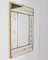Vintage Italian Wall Mirror in Decorated Glass, 1950s, Image 2