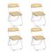 Plia Chairs by Giancarlo Piretti for Castelli, 1960s, Set of 4, Image 1