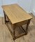 Arts and Crafts Oak Joint Stool or Occasional Table with Drawer 3