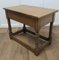 Arts and Crafts Oak Joint Stool or Occasional Table with Drawer 2