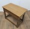 Arts and Crafts Oak Joint Stool or Occasional Table with Drawer 1