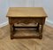 Arts and Crafts Oak Joint Stool or Occasional Table with Drawer 6