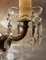 Lámparas de pared Hollywood Regency francesas de latón, cristal y dorado, años 40. Juego de 4, Imagen 16
